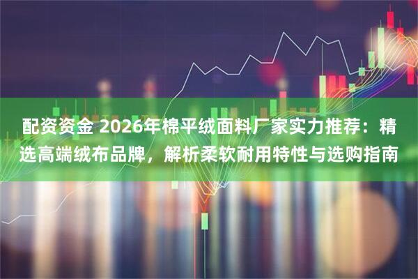 配资资金 2026年棉平绒面料厂家实力推荐：精选高端绒布品牌，解析柔软耐用特性与选购指南